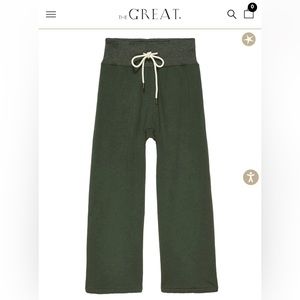 The Great, Relay Sweatpant, NWT, Size 3, Cypress